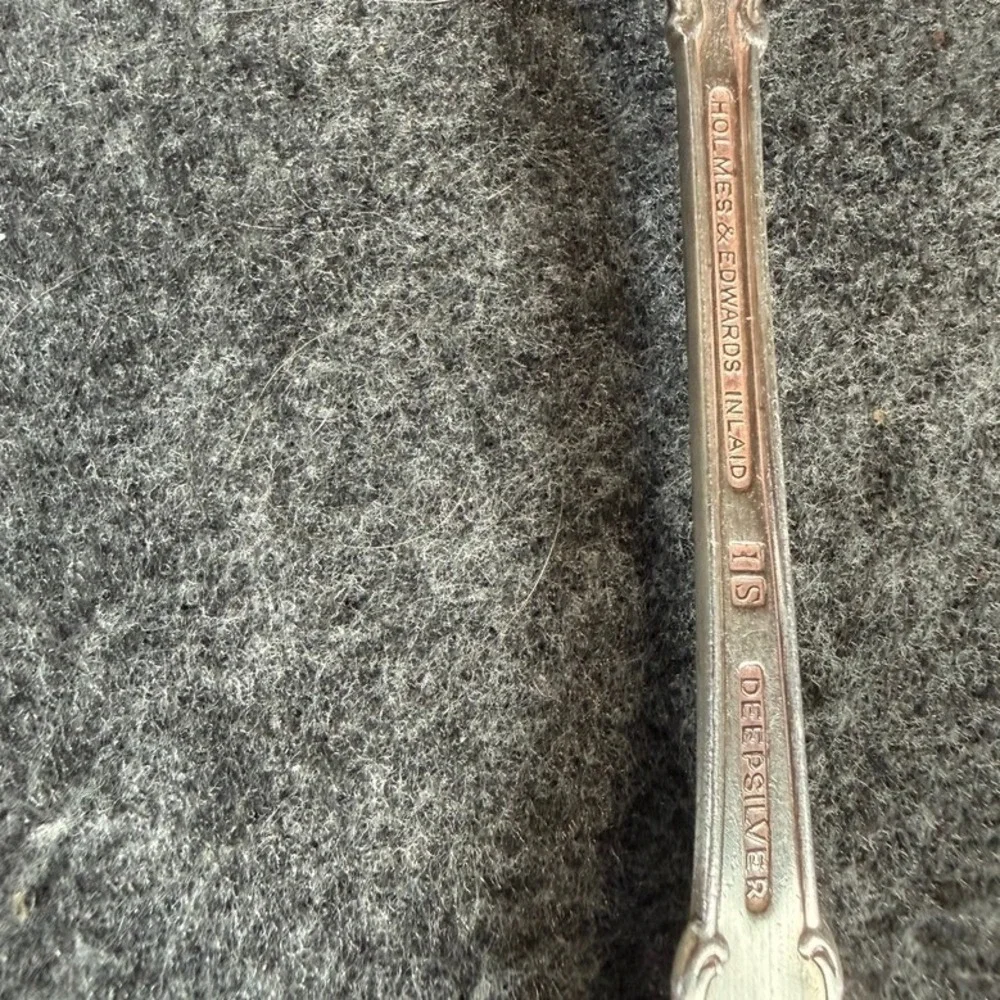 Vintage Holmes Edwards Silverplate Spoons Danish Princess Deepsilver‎ Set of 2